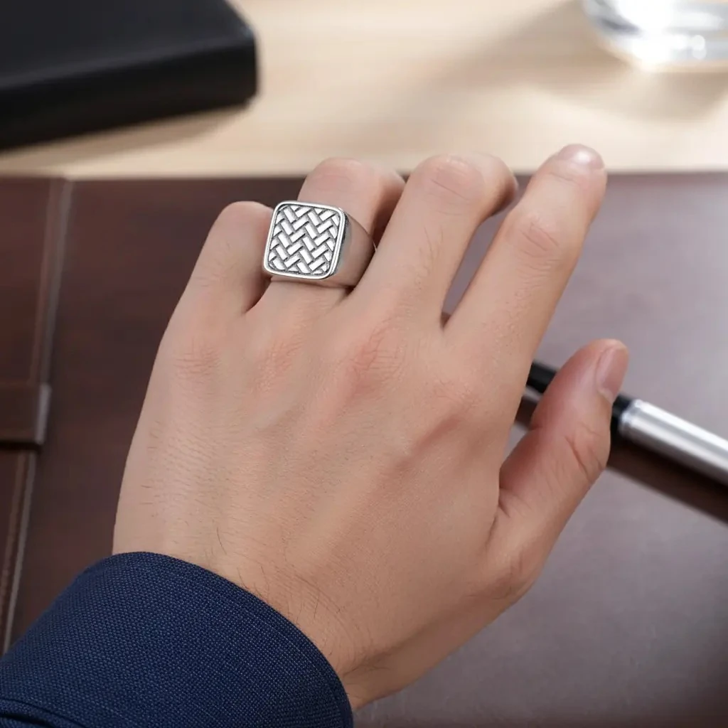 Ziziu Ring | Erkek Çelik Yüzük