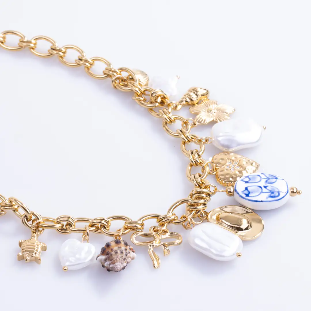 Coralia Necklace | Çelik Kolye