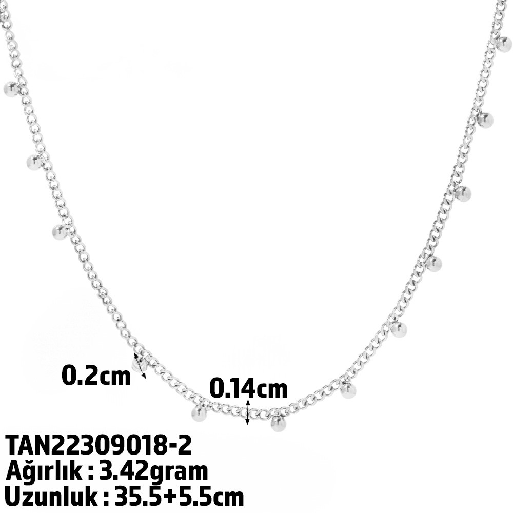 Magnificence Necklace | Çelik Kolye
