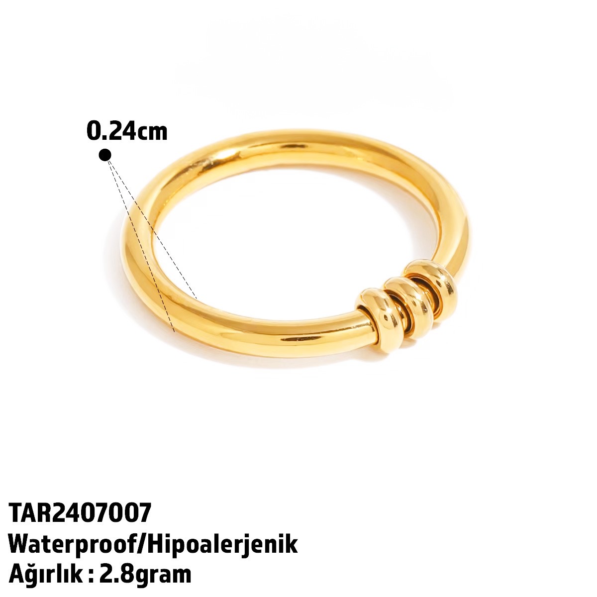 Amore Ring | Çelik Yüzük