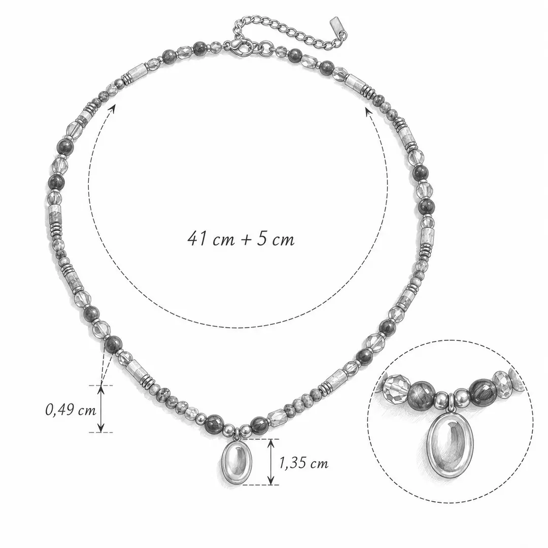 Kesmira Necklace | Boncuklu Kolye 7