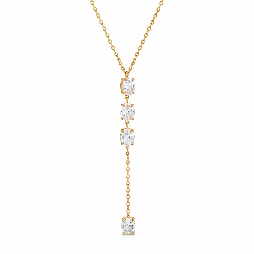 Pioggia Necklace | Çelik Kolye
