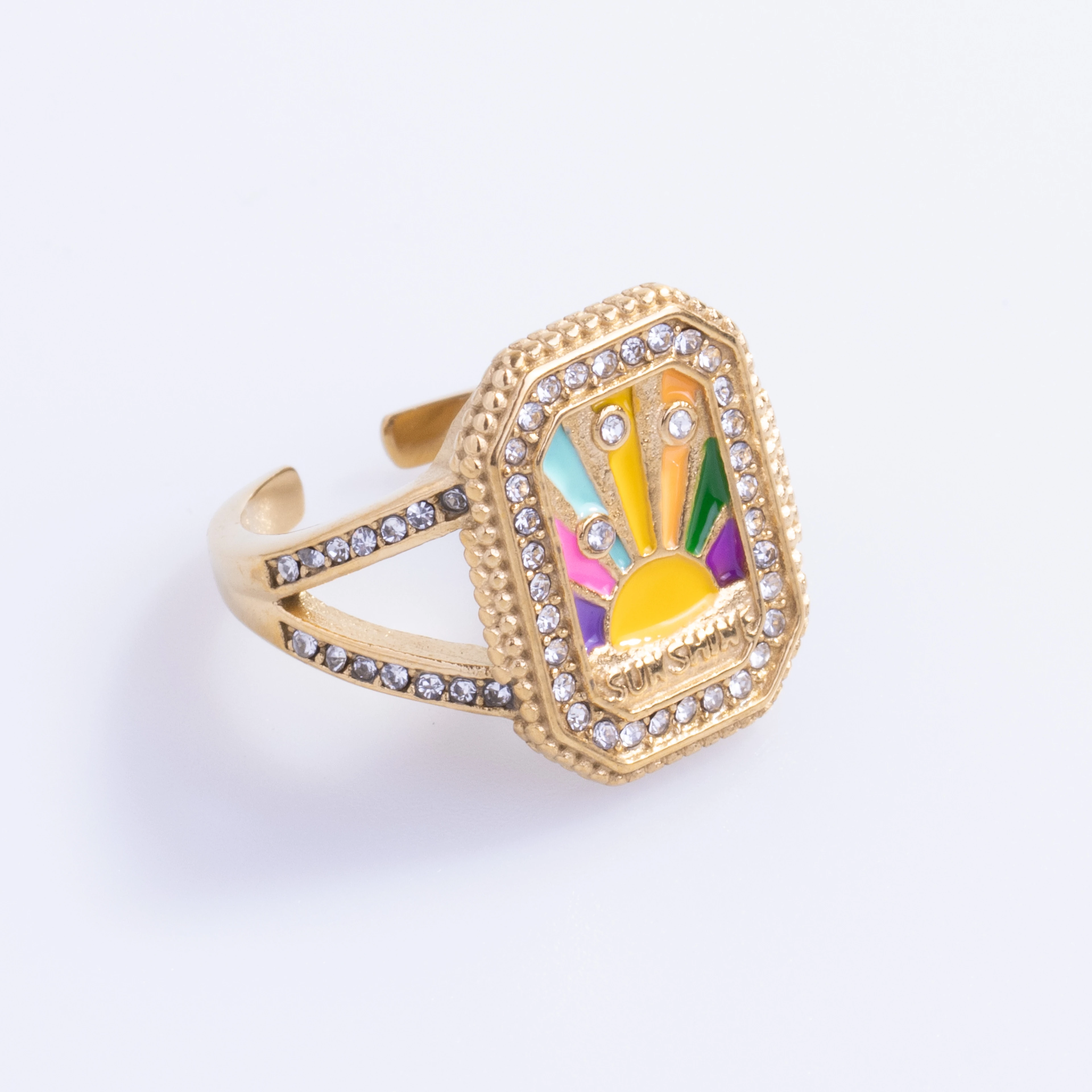 SunShine Ring | Çelik Yüzük