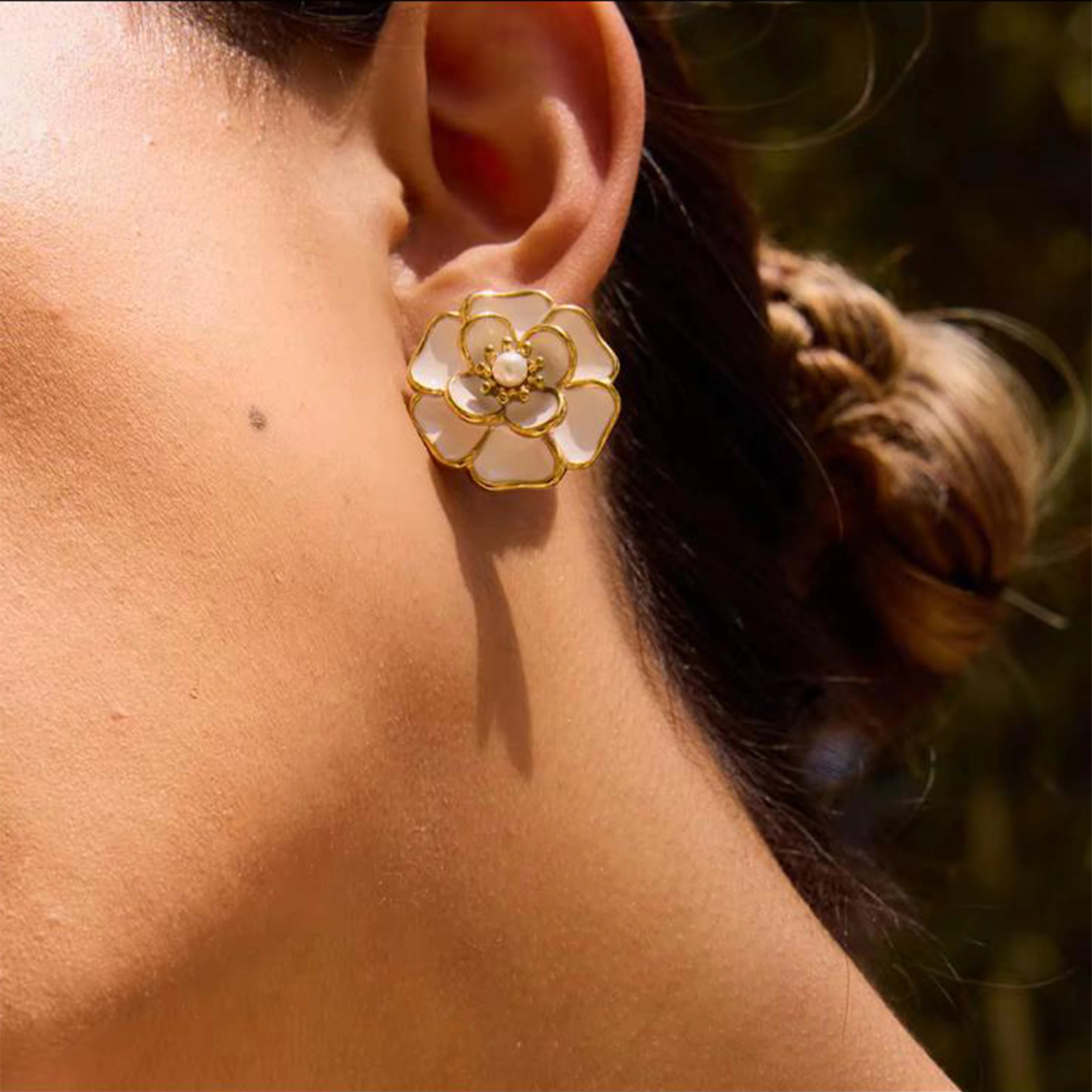 Blossom Earring | Çelik Küpe