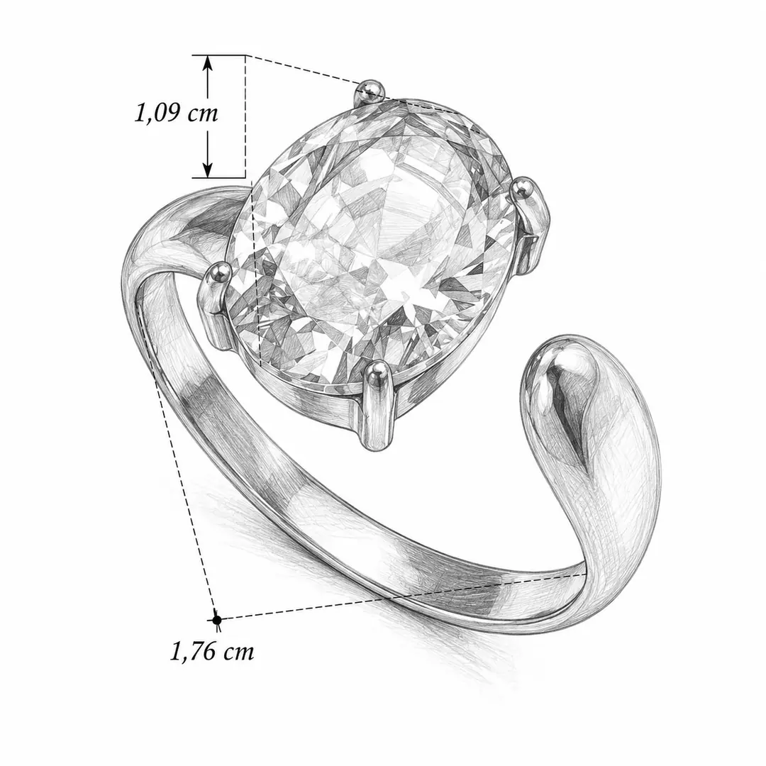 Maestosa Ring | Çelik Yüzük 2