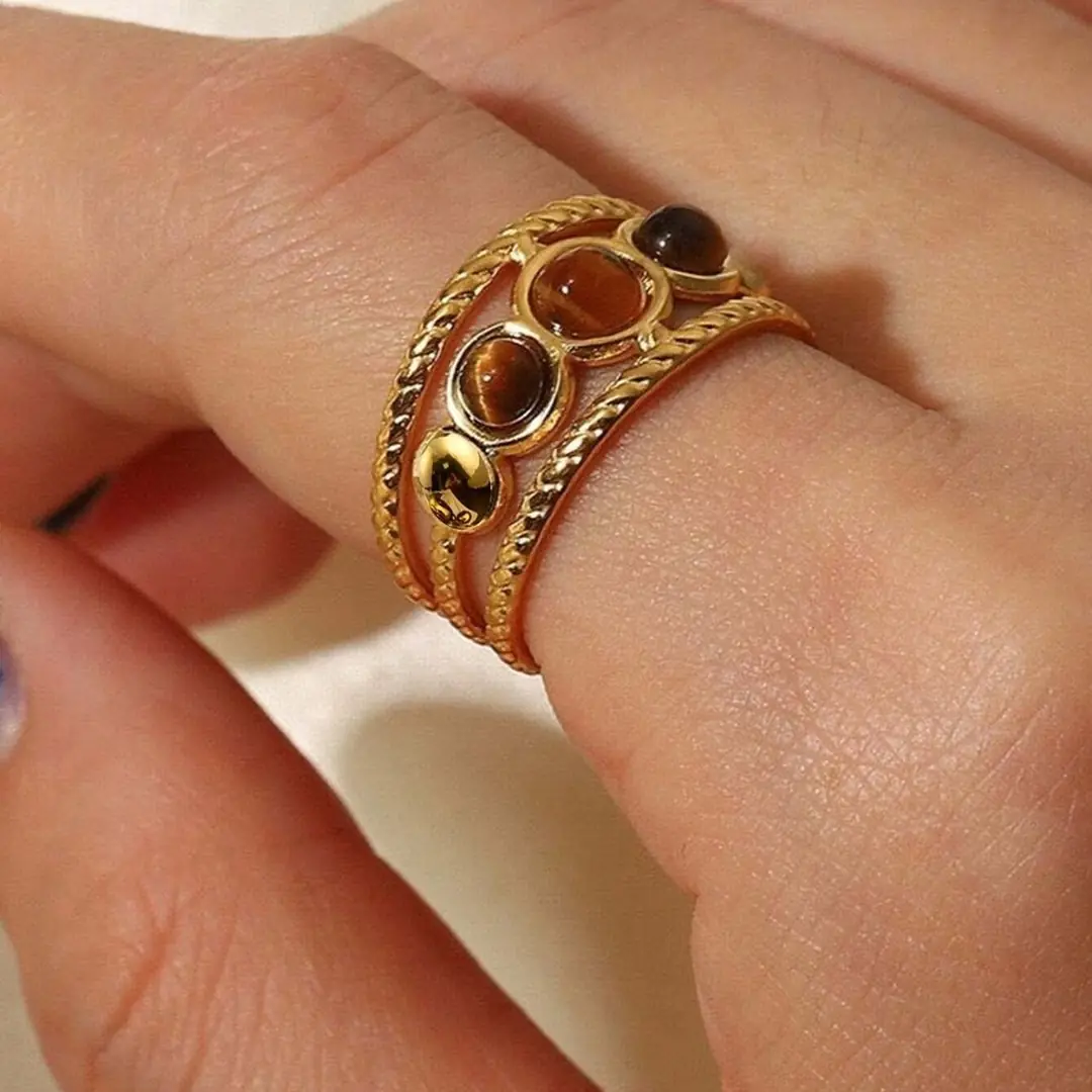 Trimora Ring | Çelik Yüzük 2