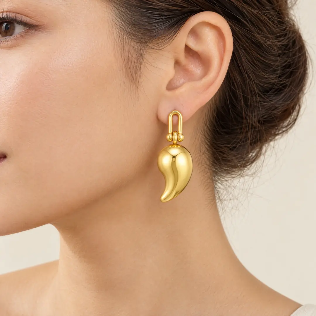 Drupelle Earring | Çelik Küpe 2
