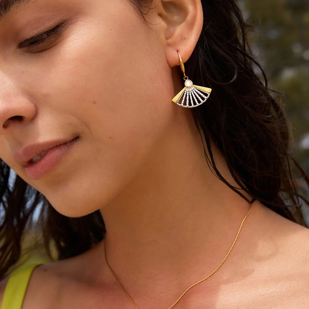 Ventaglia Earring | Çelik Küpe 3