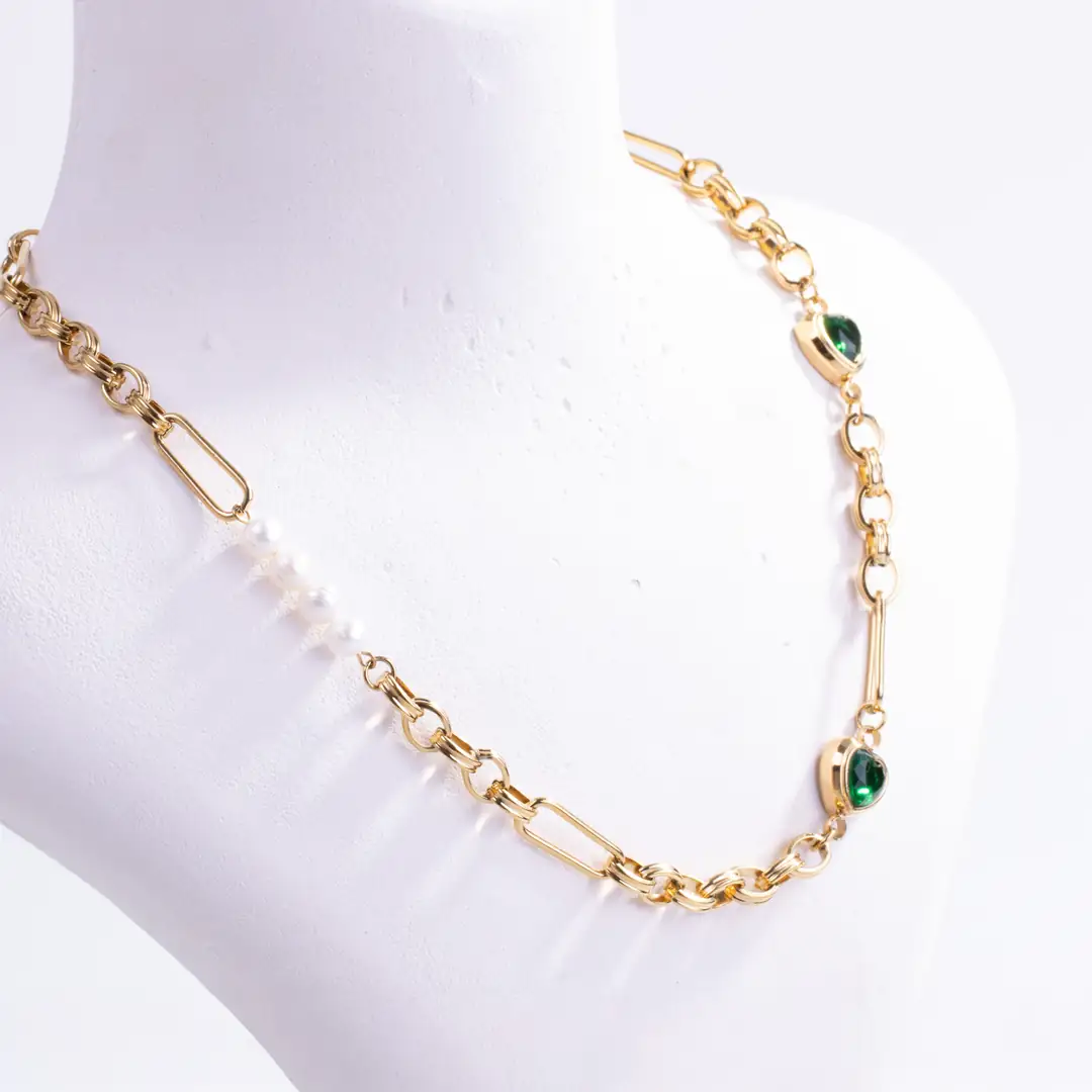 Esmeralda Necklace | Çelik Kolye