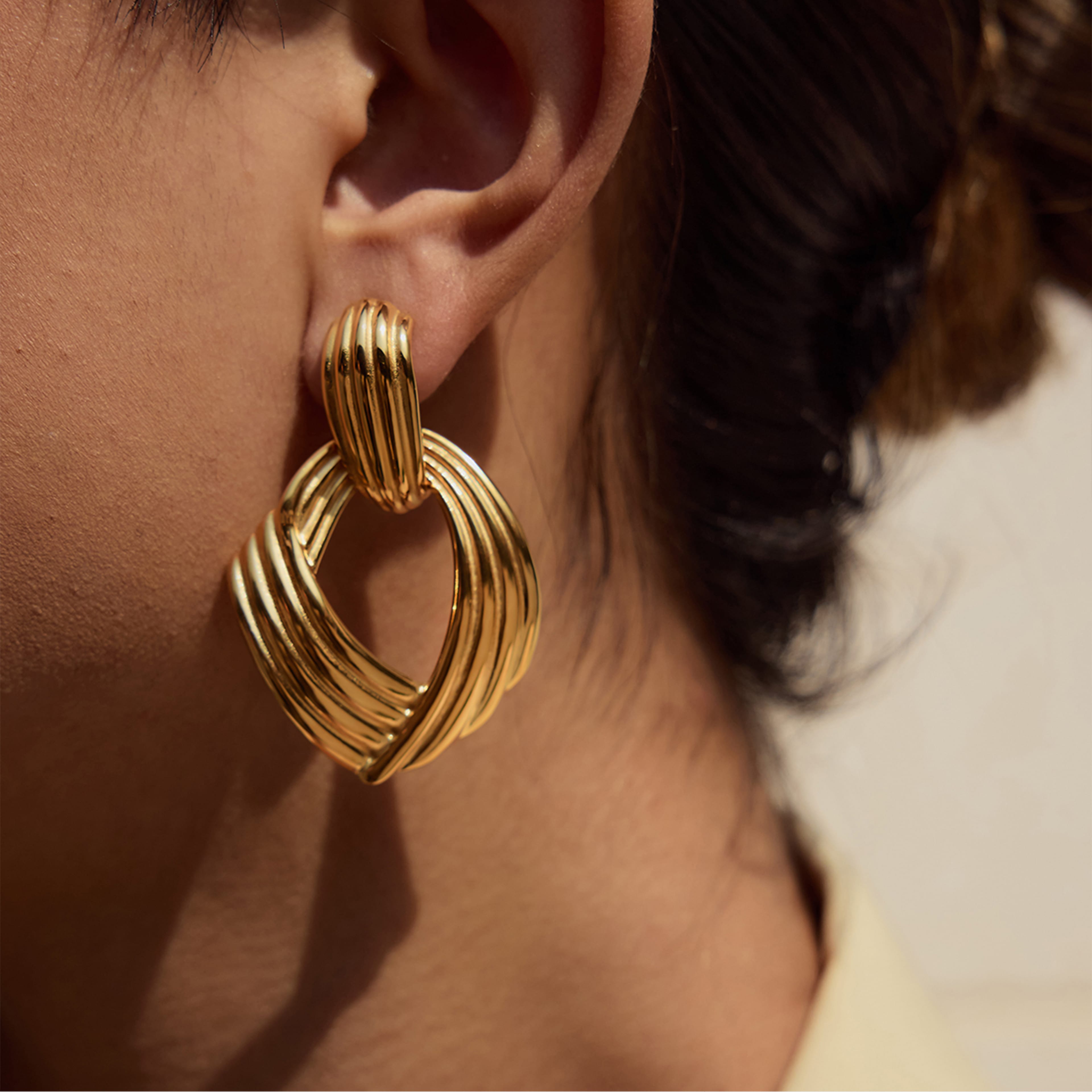 Serena Earring | Çelik Küpe