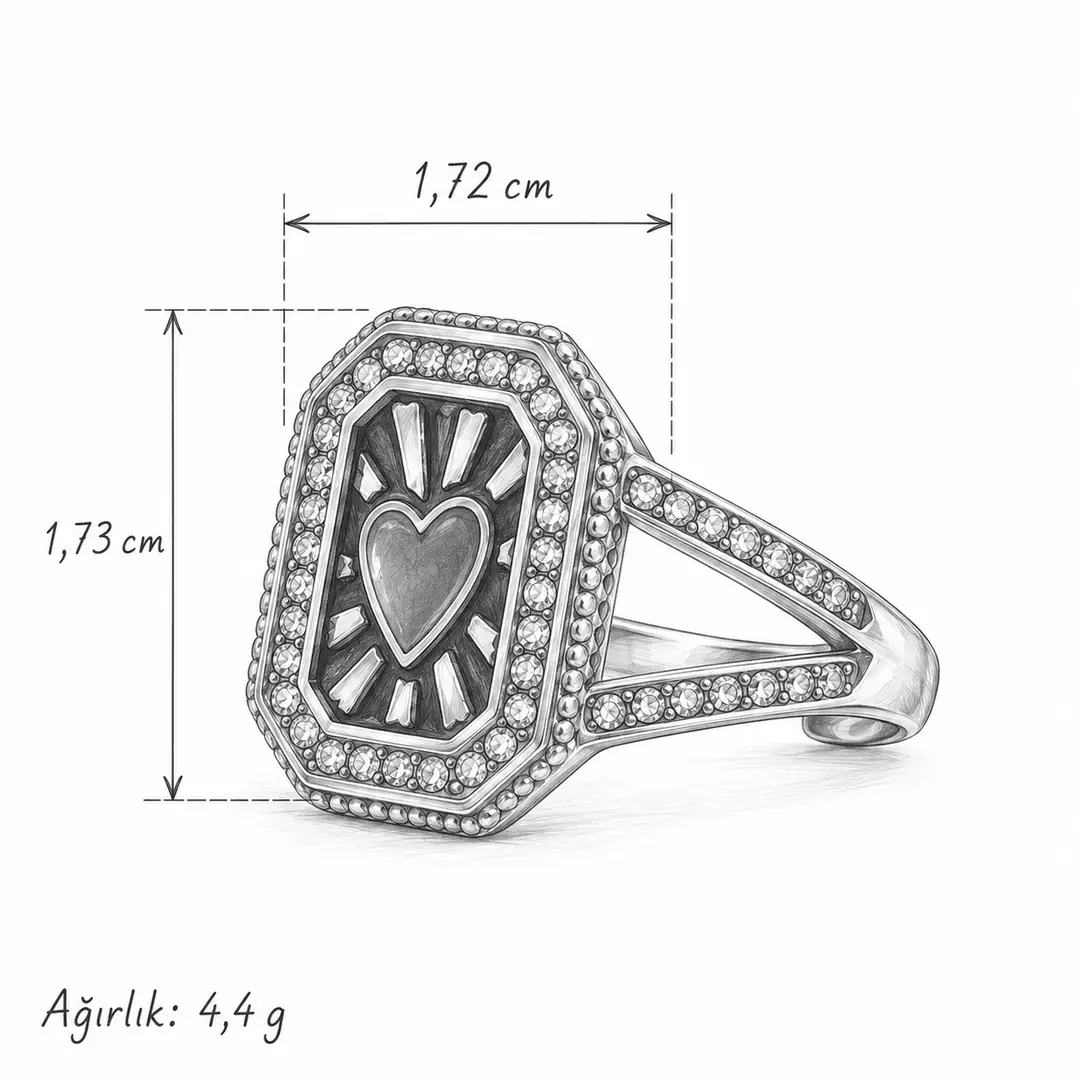 Elyndra Ring | Çelik Yüzük 4