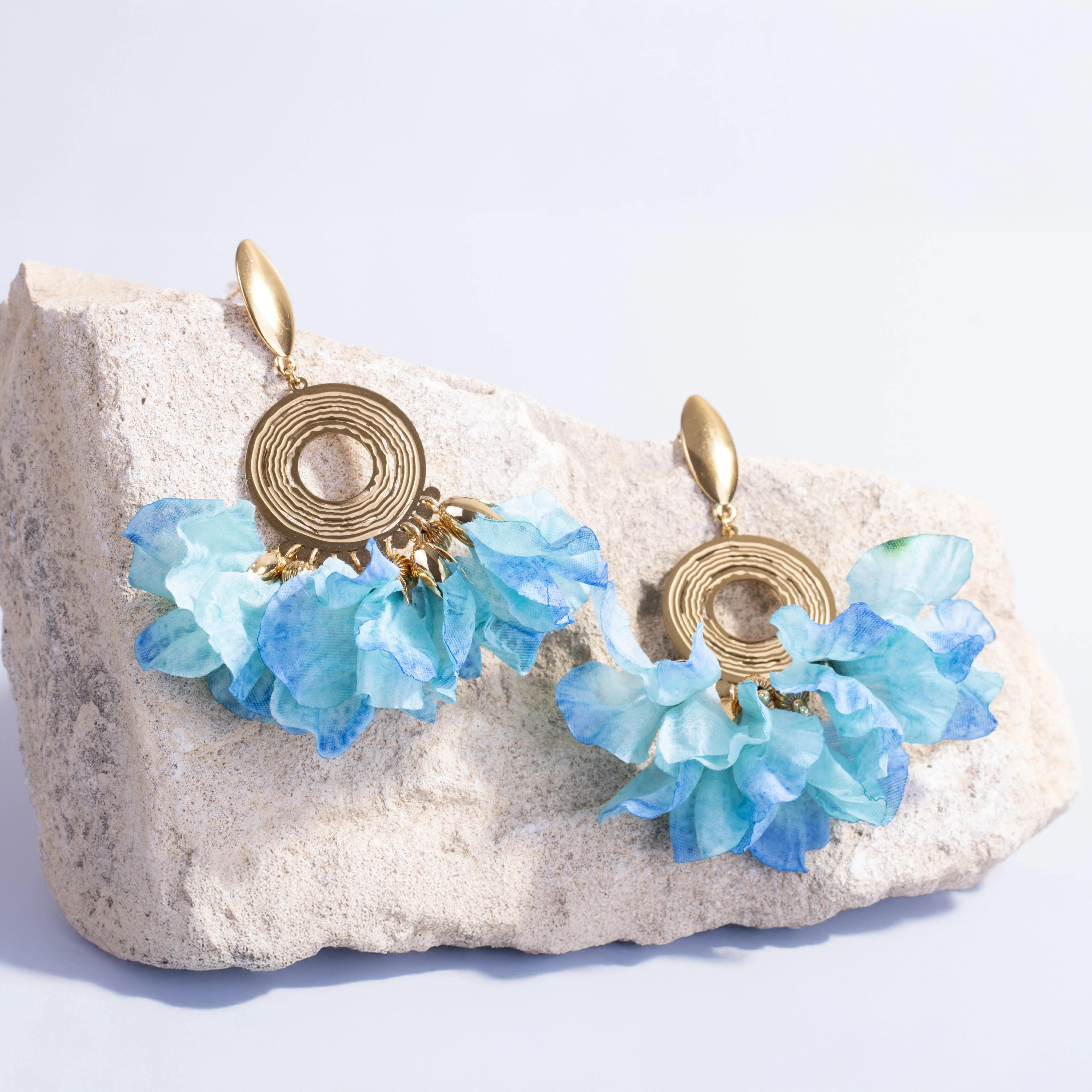 AquaFlora Earring | Çelik Küpe