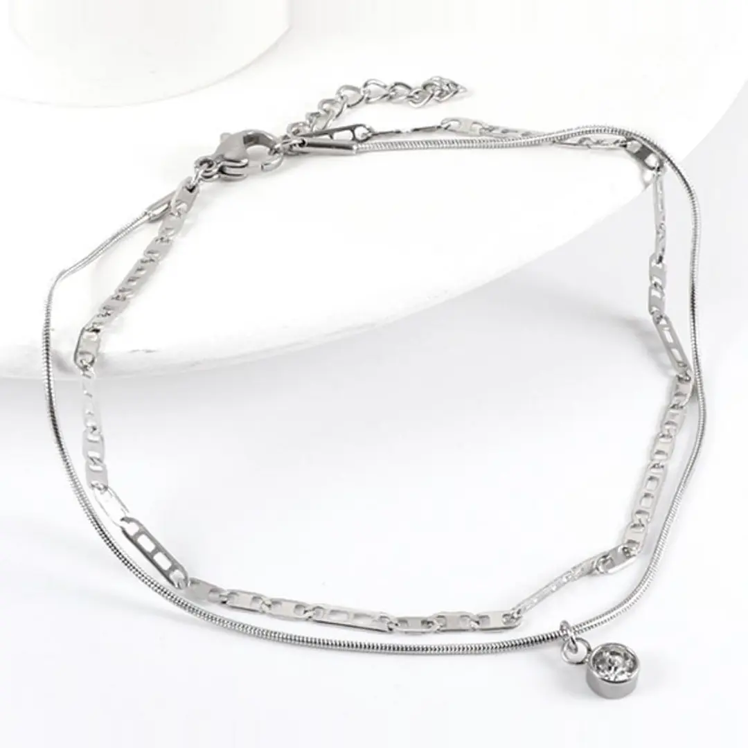 Lirvena Anklet | Çelik HalHal