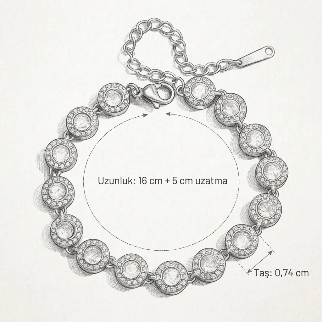 Dolunella Bracelet | Çelik Bileklik 4