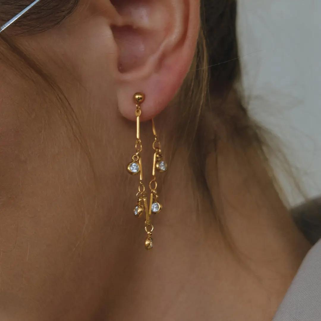 Pluvina Earring | Çelik Küpe 3