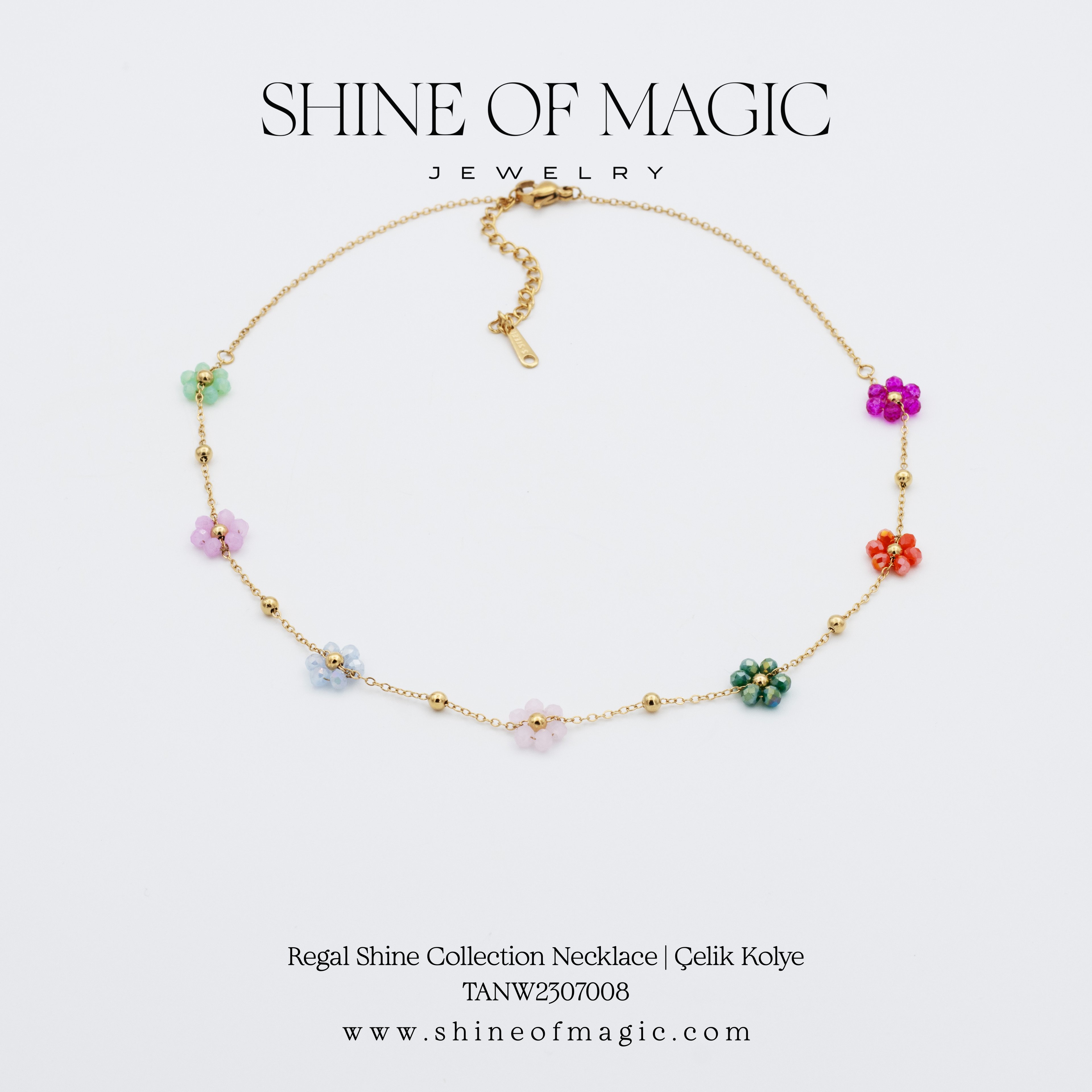 Regal Shine Collection Necklace | Çelik Kolye