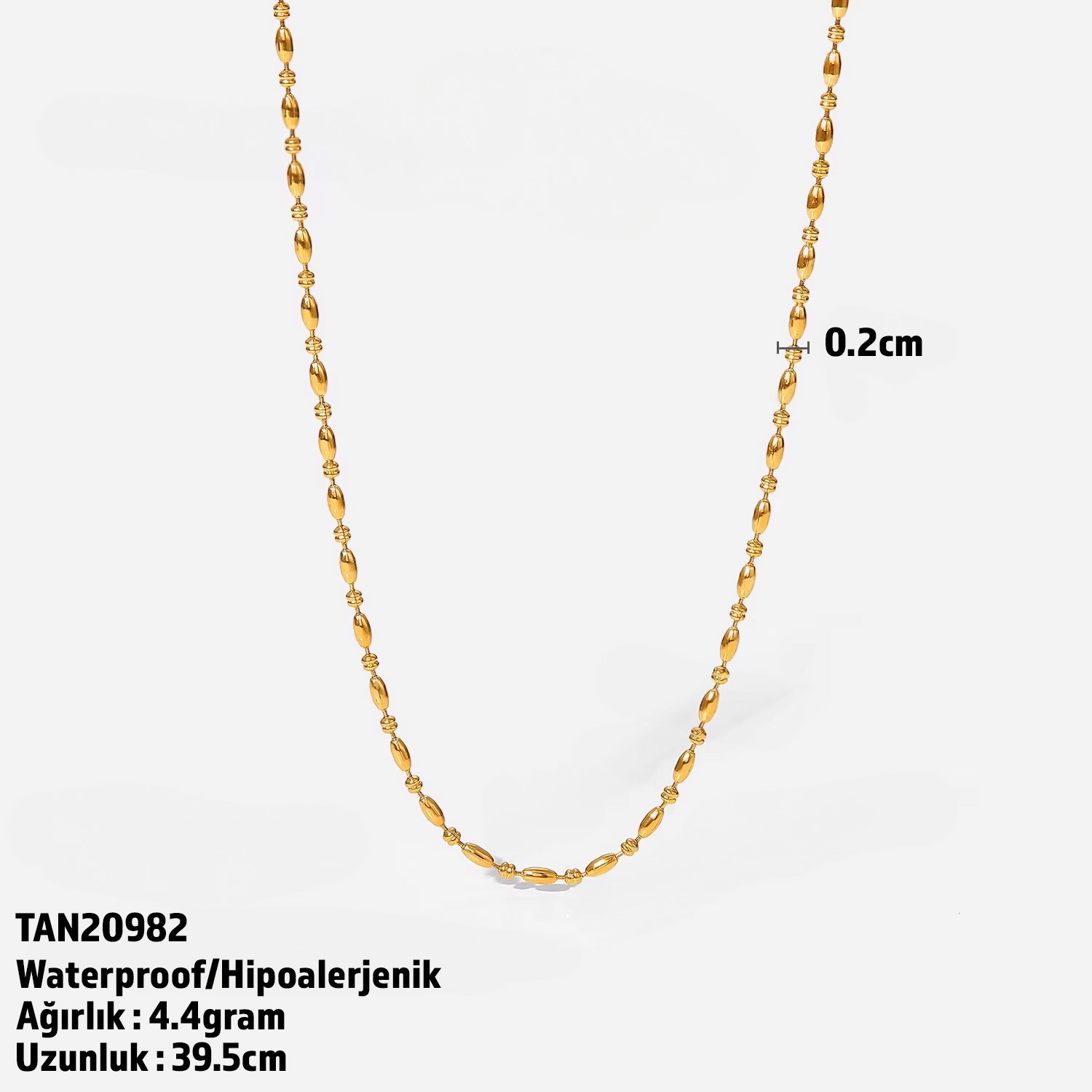Campo Necklace | Çelik Kolye