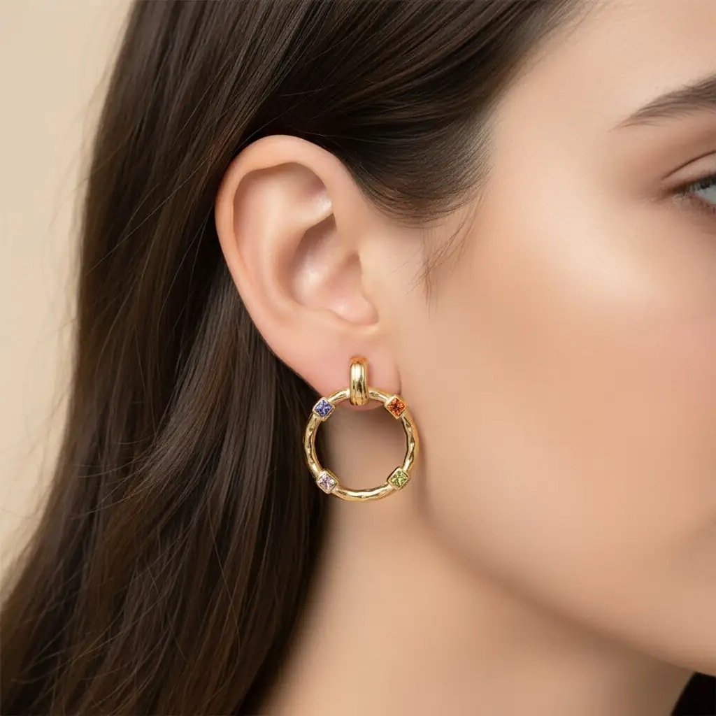 Moxx Earring | Çelik Küpe