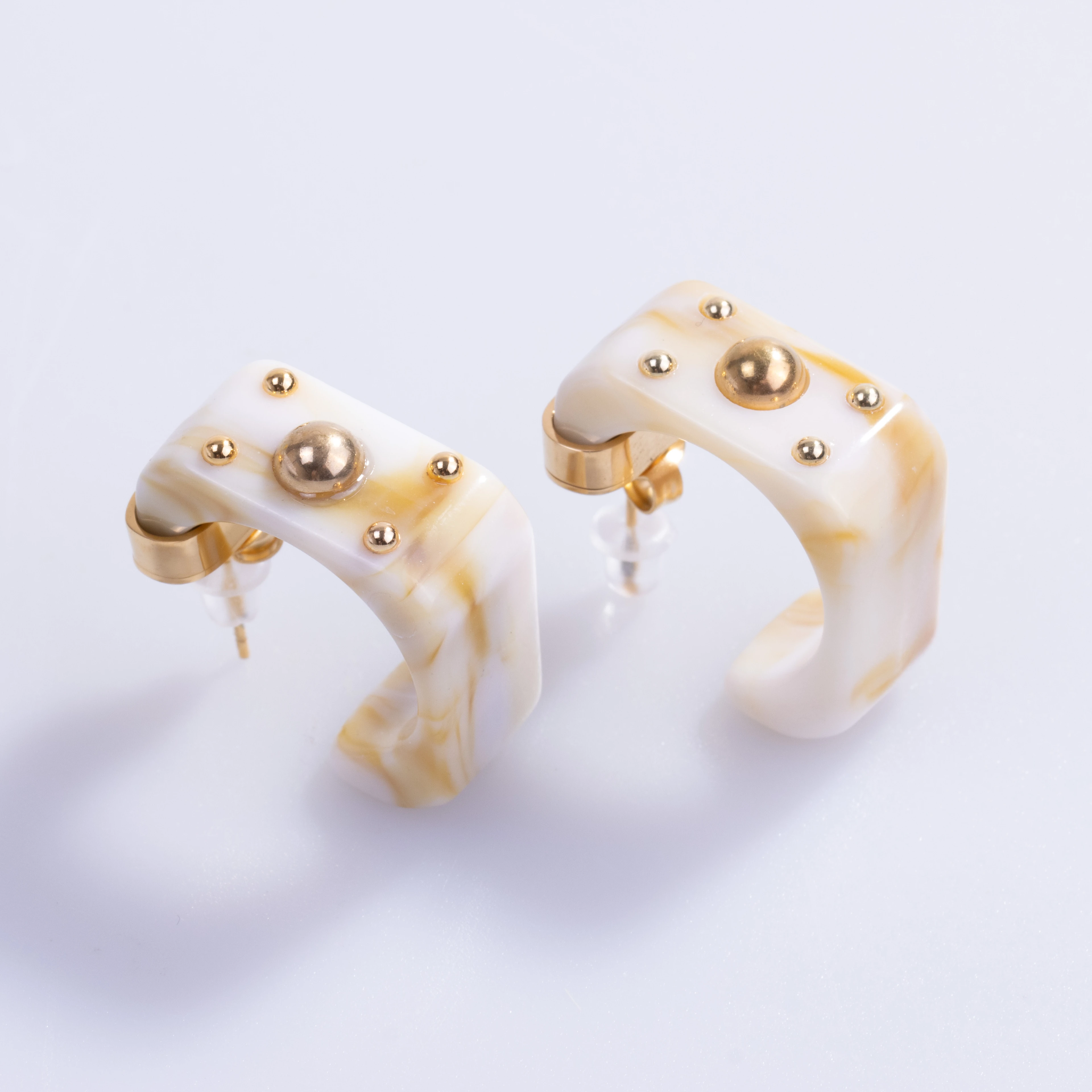 Pearmira Earring | Çelik Küpe