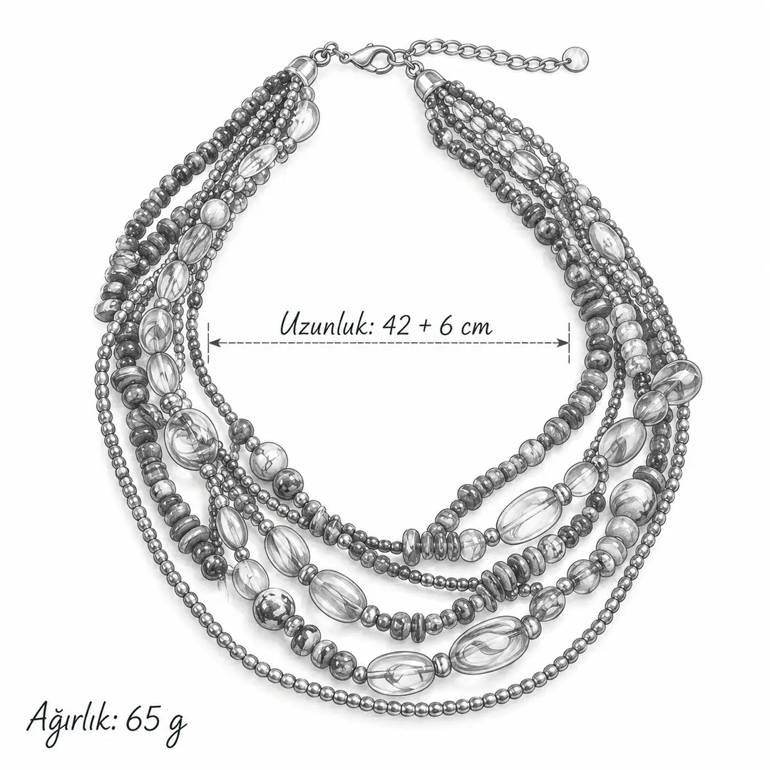 Ravienna Necklace | Akrilik Kolye 4