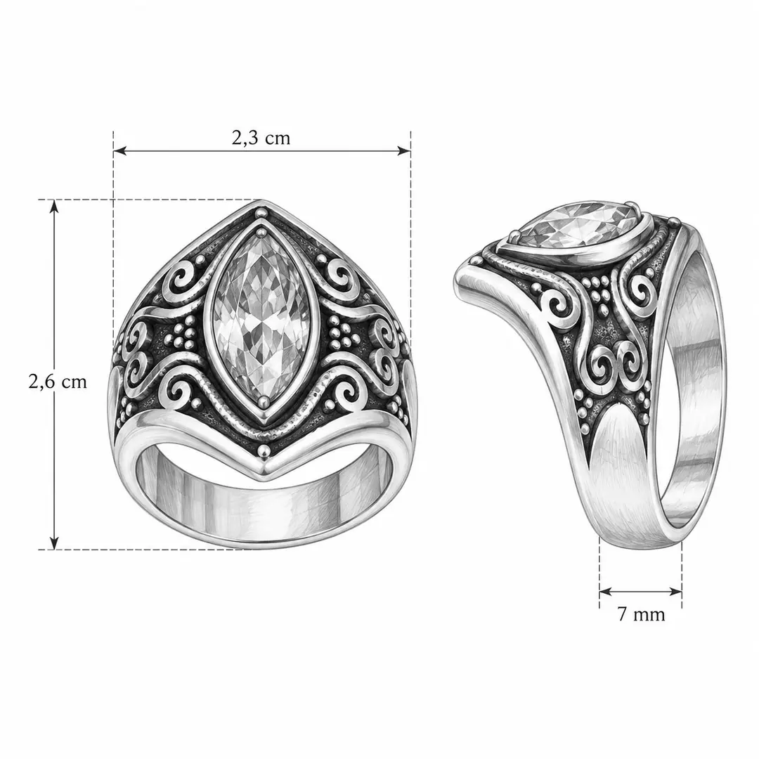 Carmeth Ring | Erkek Çelik Yüzük 3