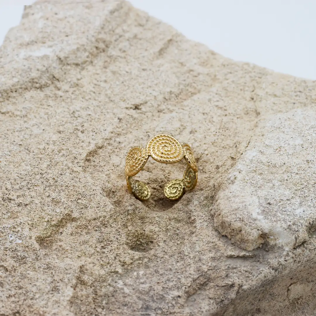 Spiraluxe Ring | Çelik Yüzük 3