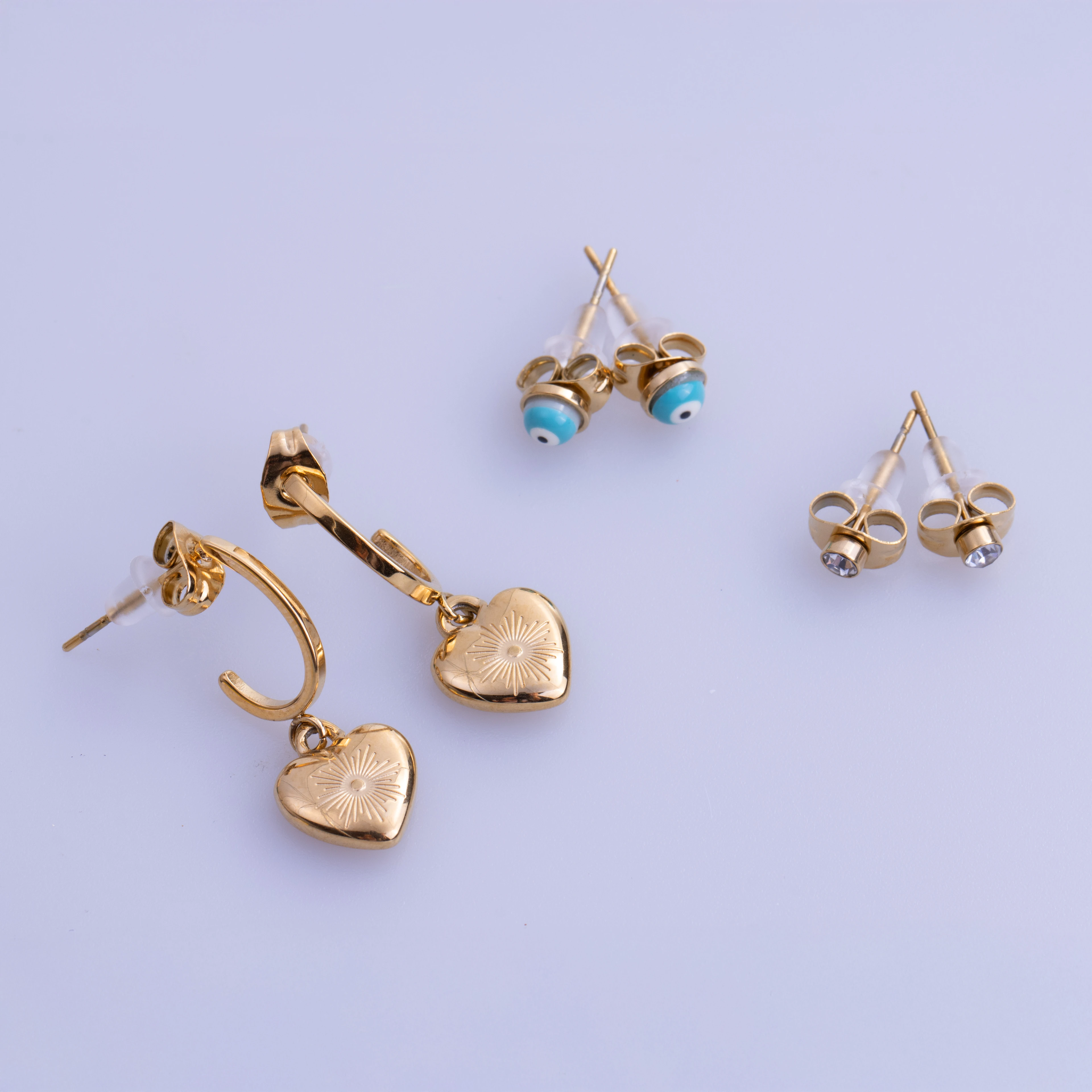 Trikari Earring | Çelik Küpe