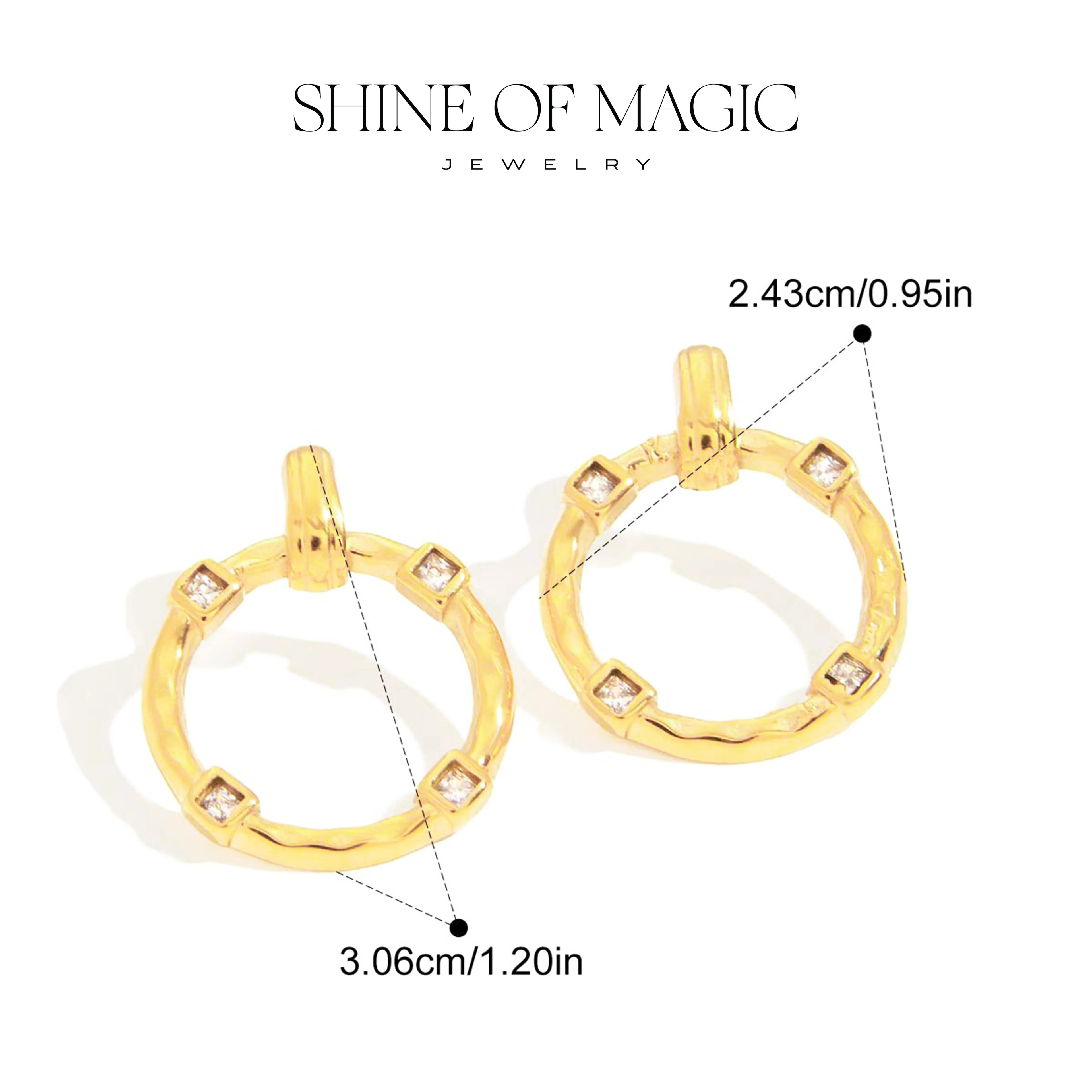 Cirvela Earring | Çelik Küpe