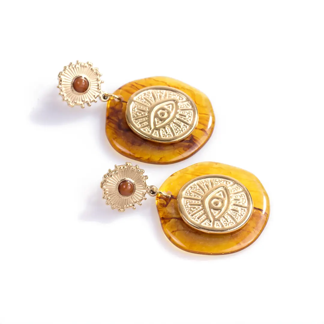 Mystic Eye Earring | Reçine Küpe