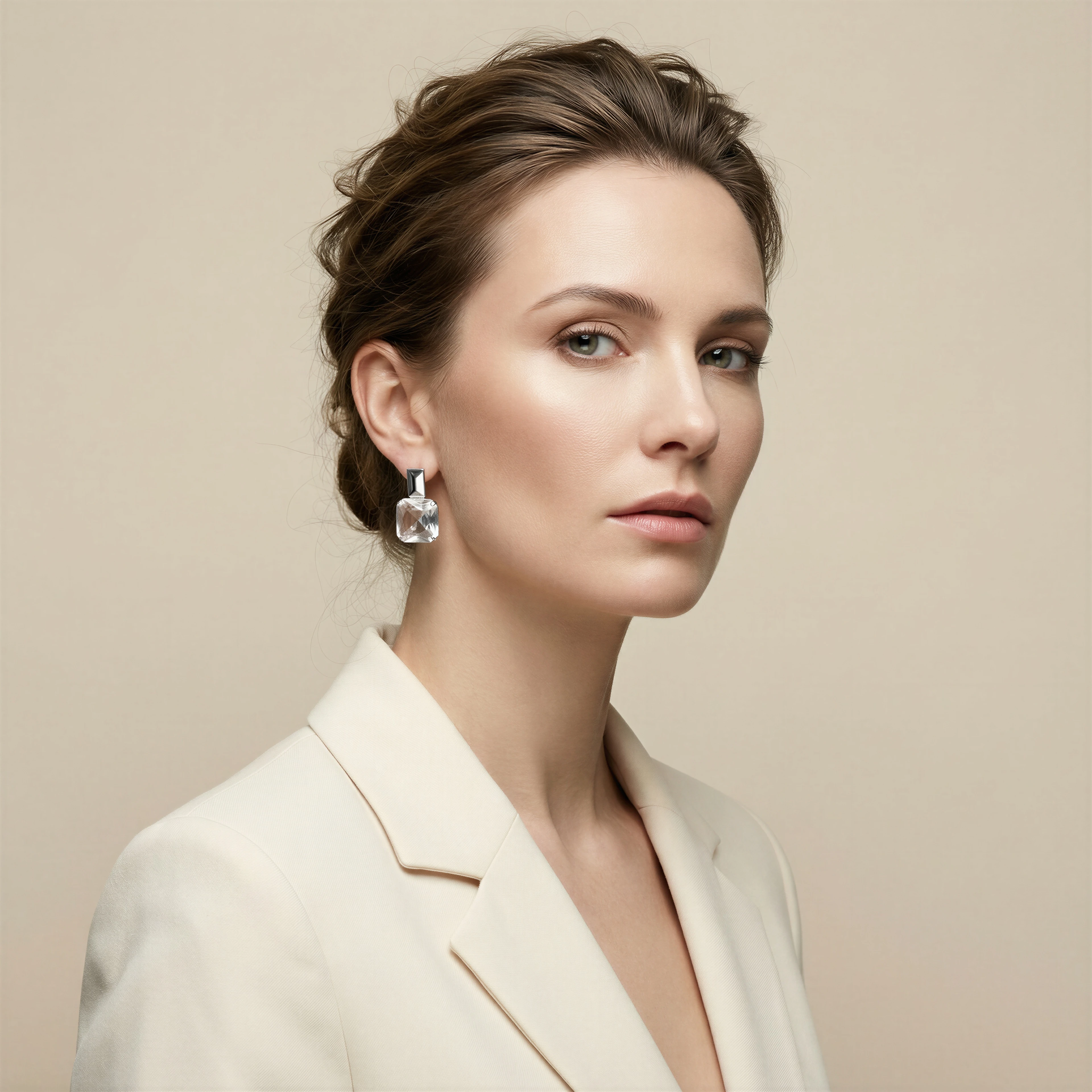 Clarevia Earring | Çelik Küpe