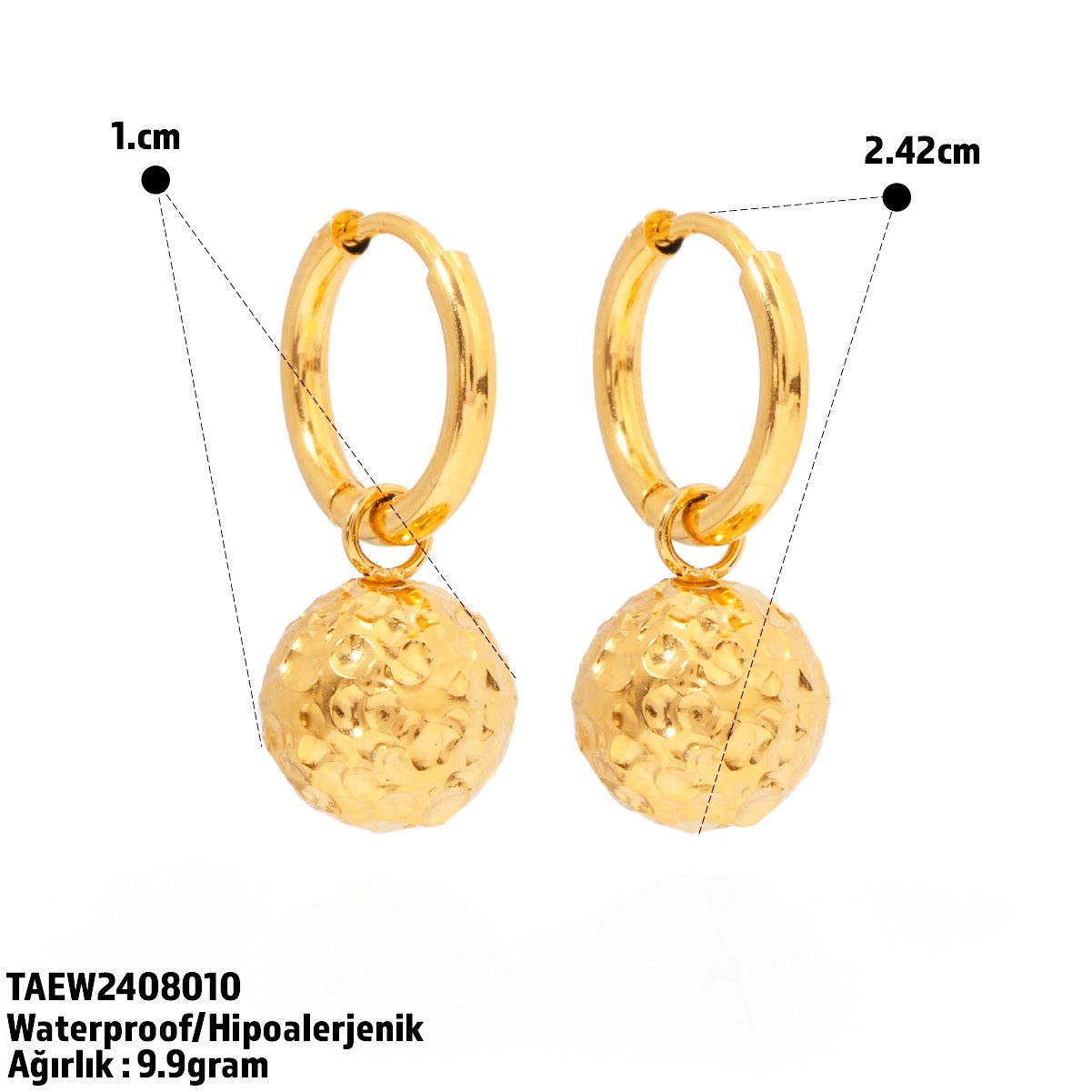 Luminizing Earring | Çelik Küpe