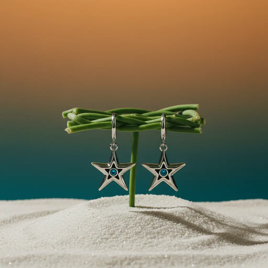 Celestea Earring | Çelik Küpe 2