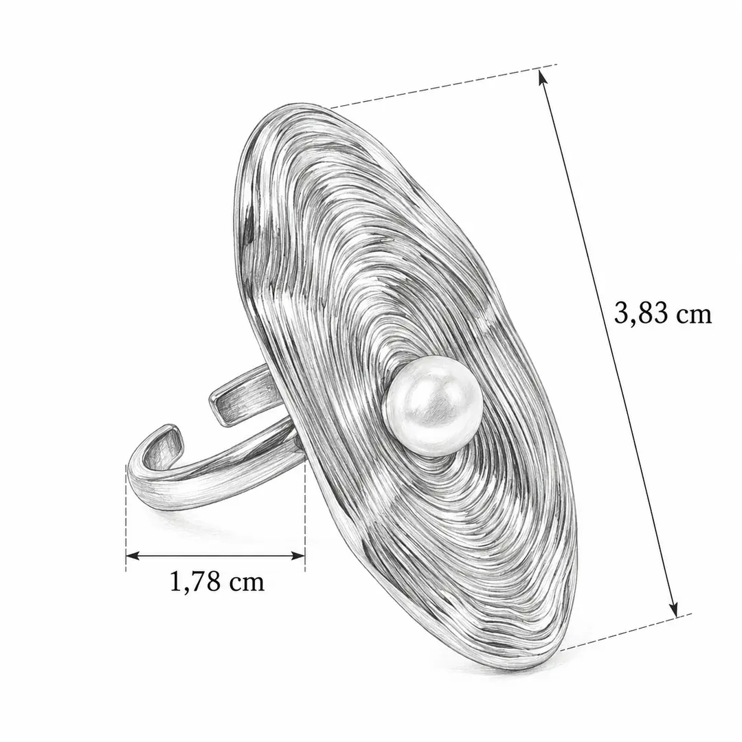 Vortessa Ring | Çelik Yüzük 7