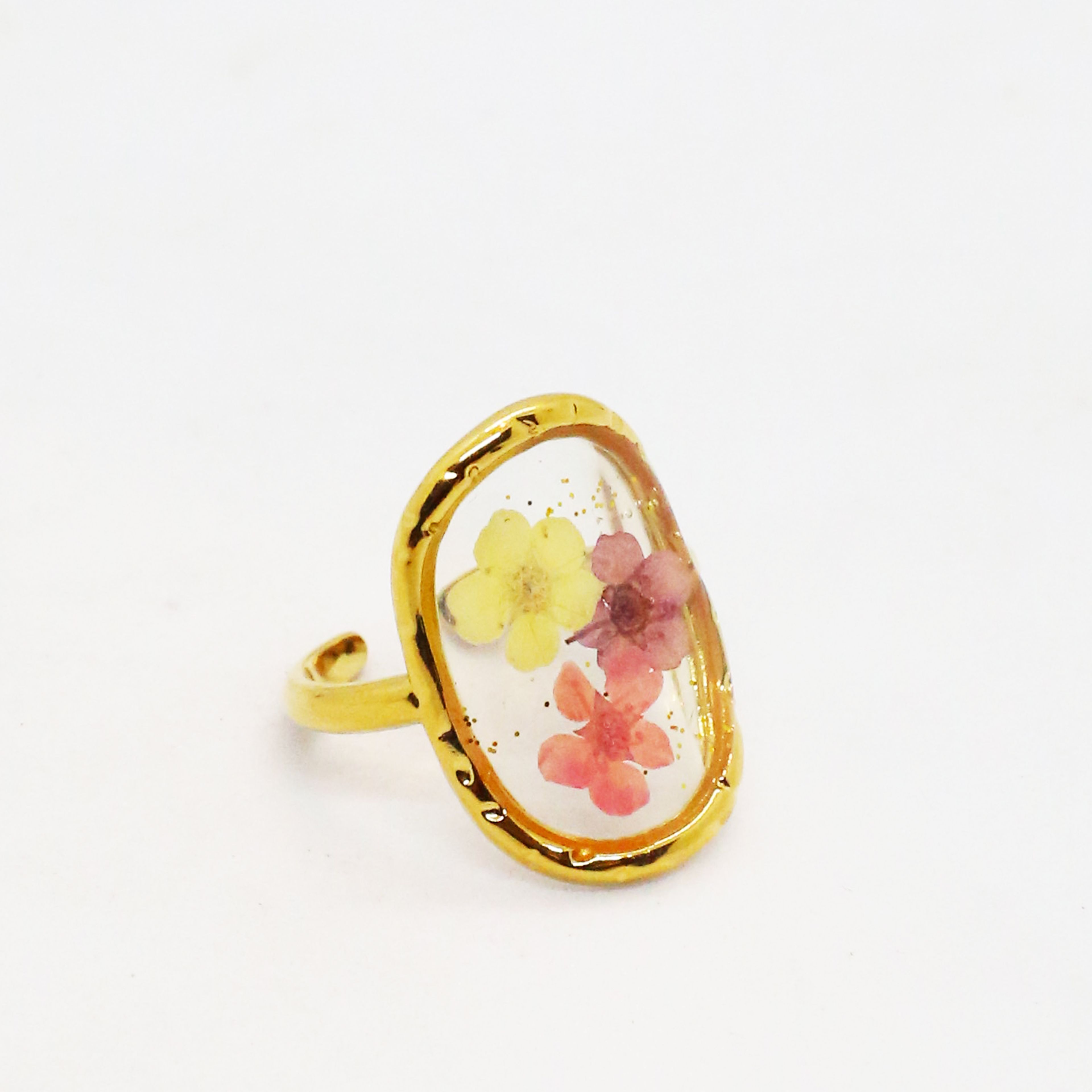 Floreia Ring | Çelik Yüzük