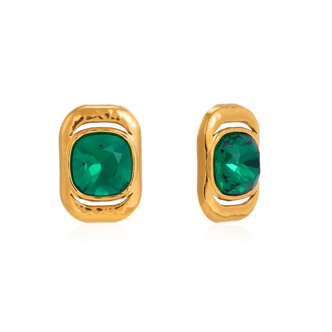 Viridane Earring | Çelik Küpe