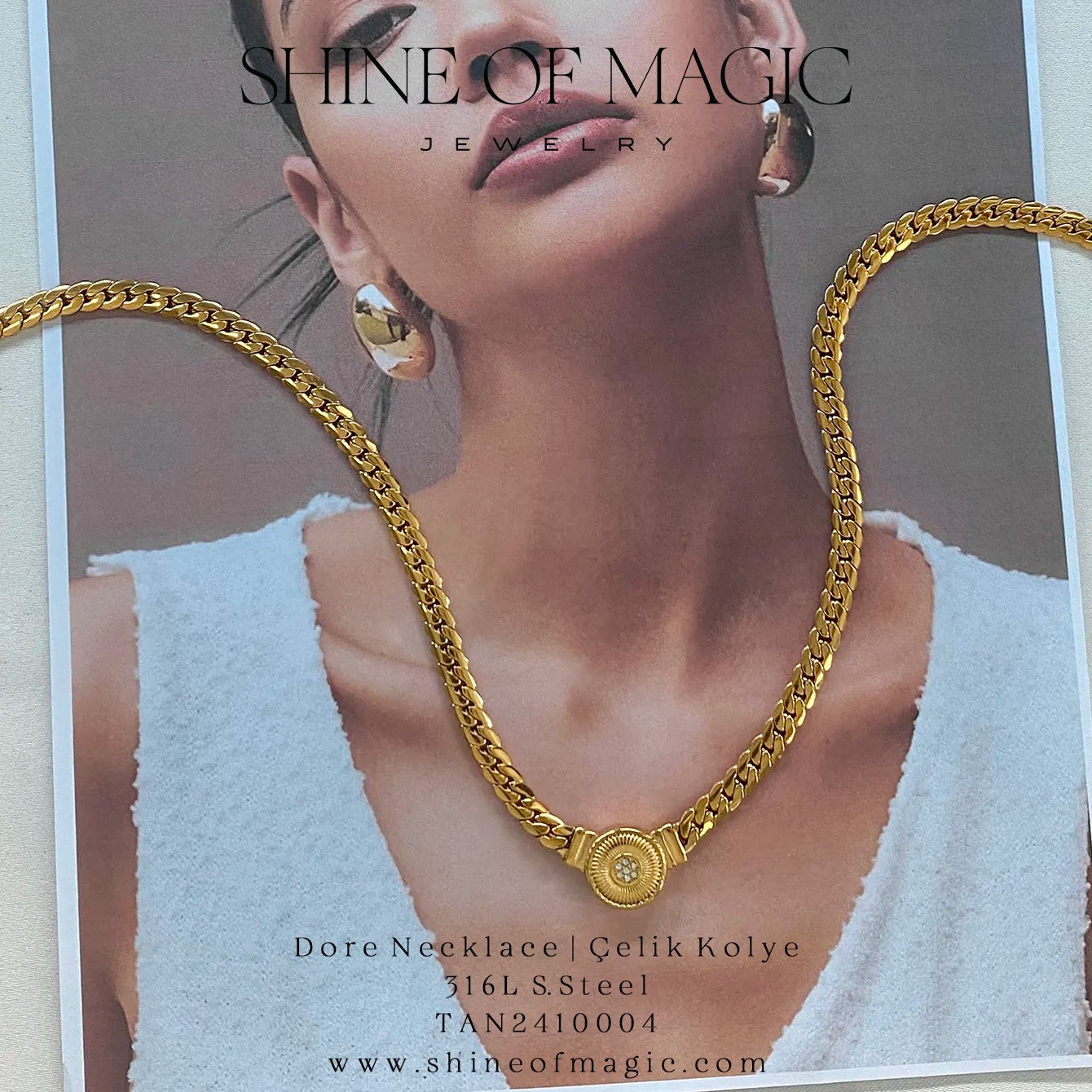 Dore Necklace | Çelik Kolye