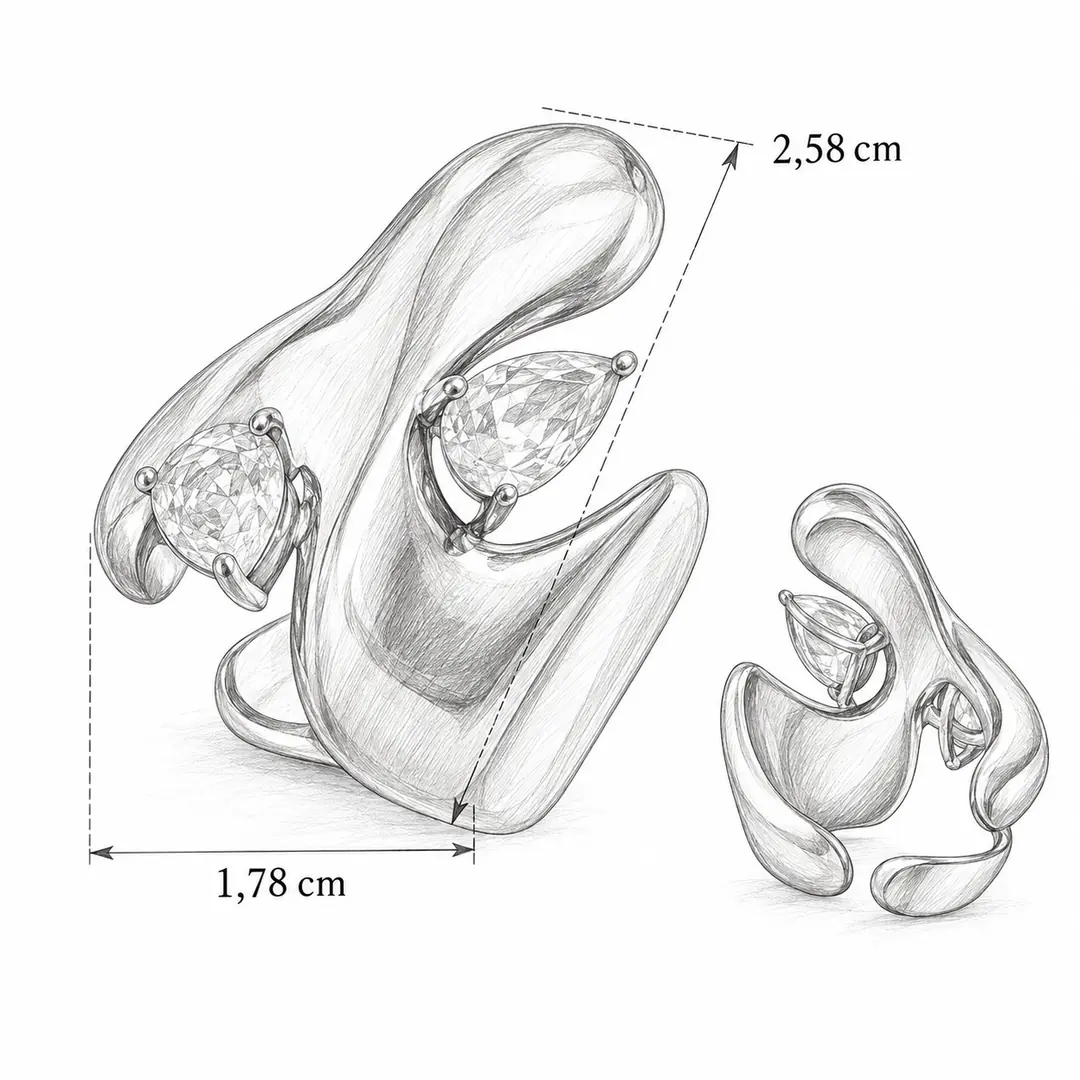 Scultura Ring | Çelik Yüzük 2