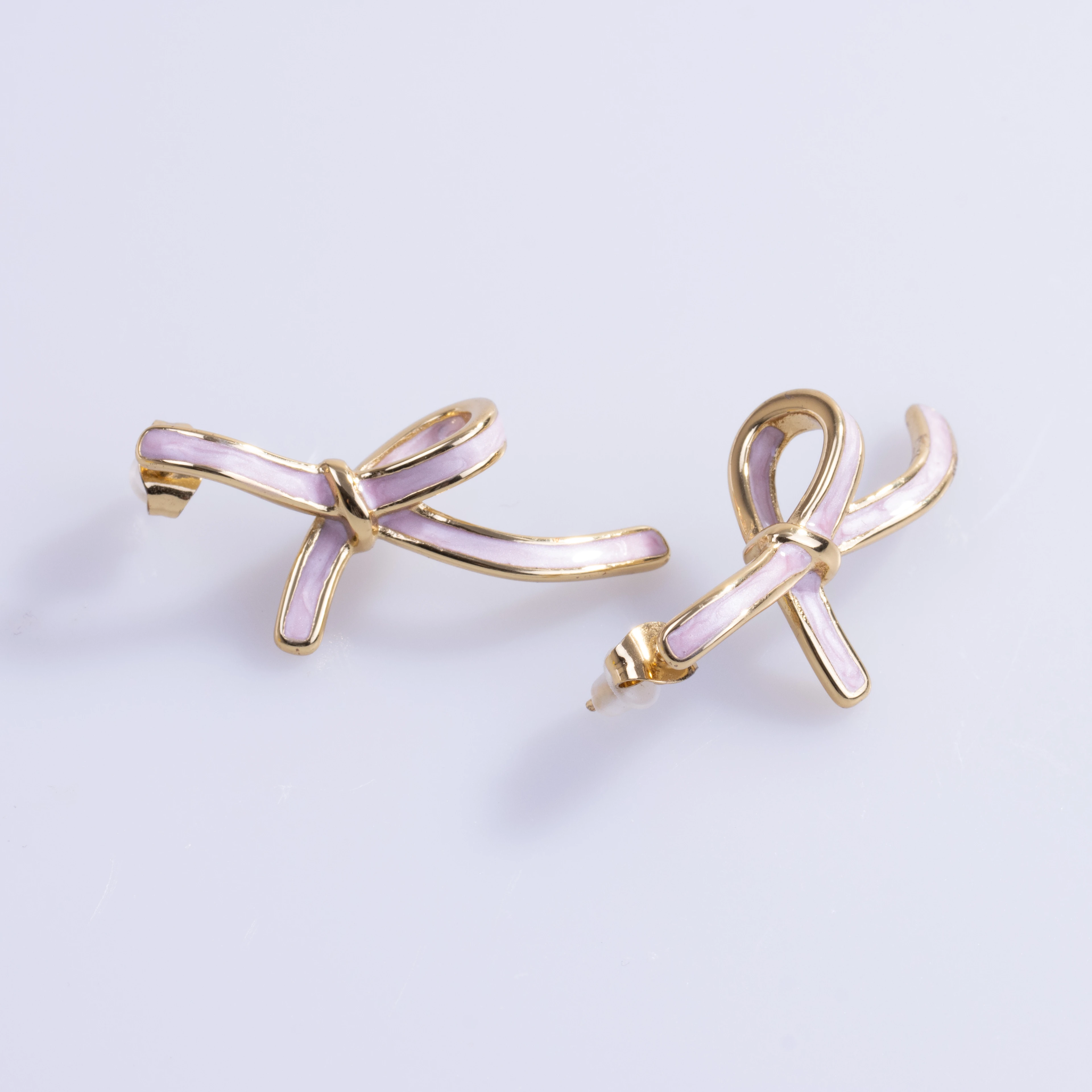 Fiocco Earring | Çelik Küpe