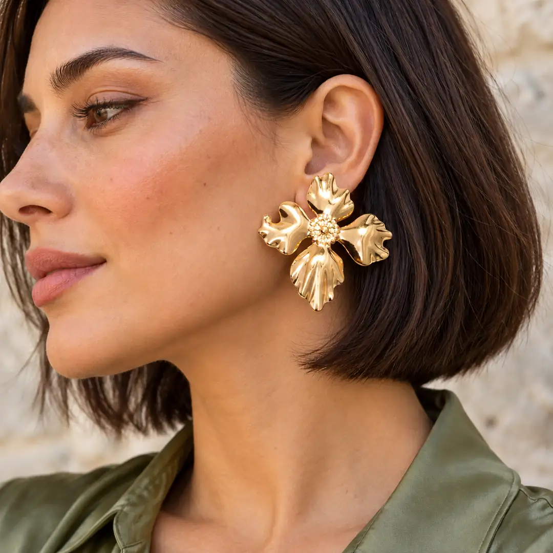 Tavira Earring | Çelik Küpe 2