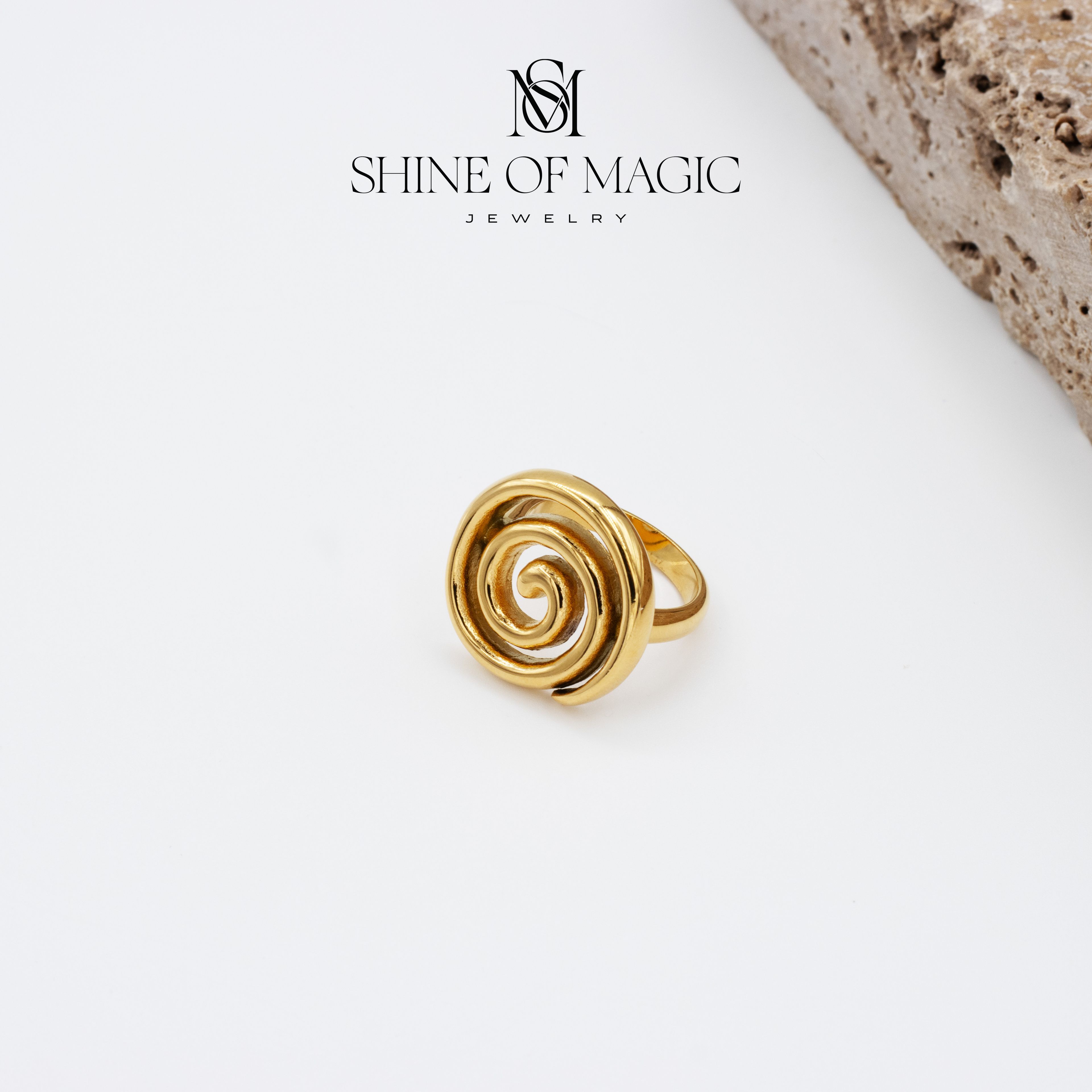 Spiral Ring | Çelik Yüzük