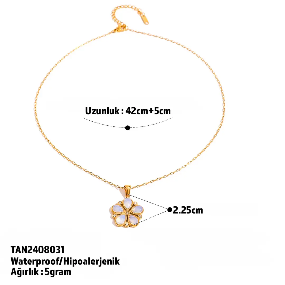 Flor Necklace | Çelik Kolye 4