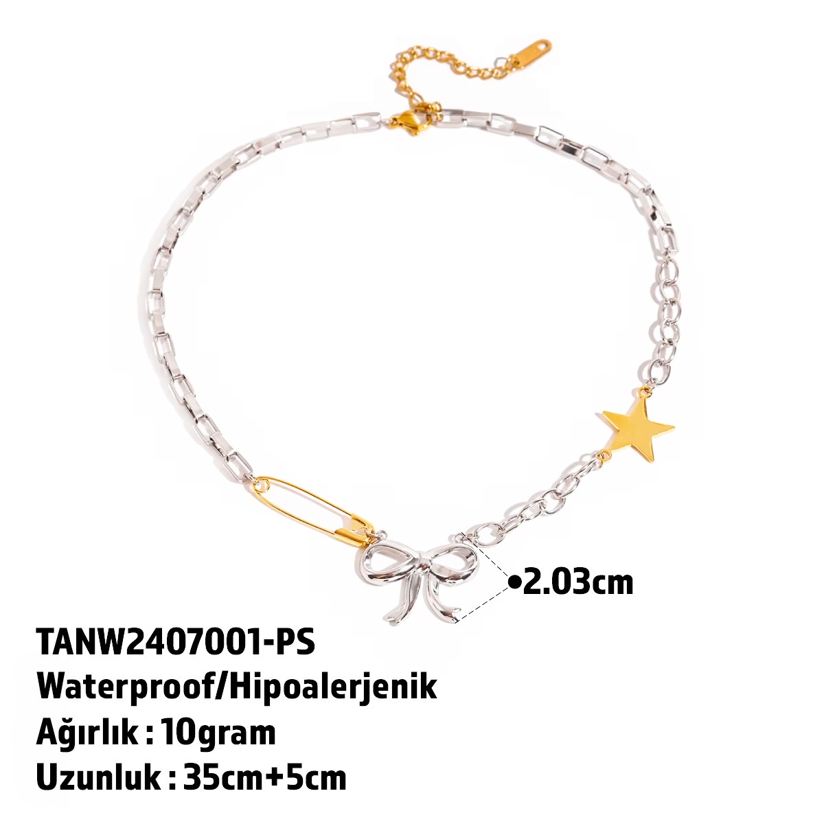 Tranquil Necklace | Çelik Kolye
