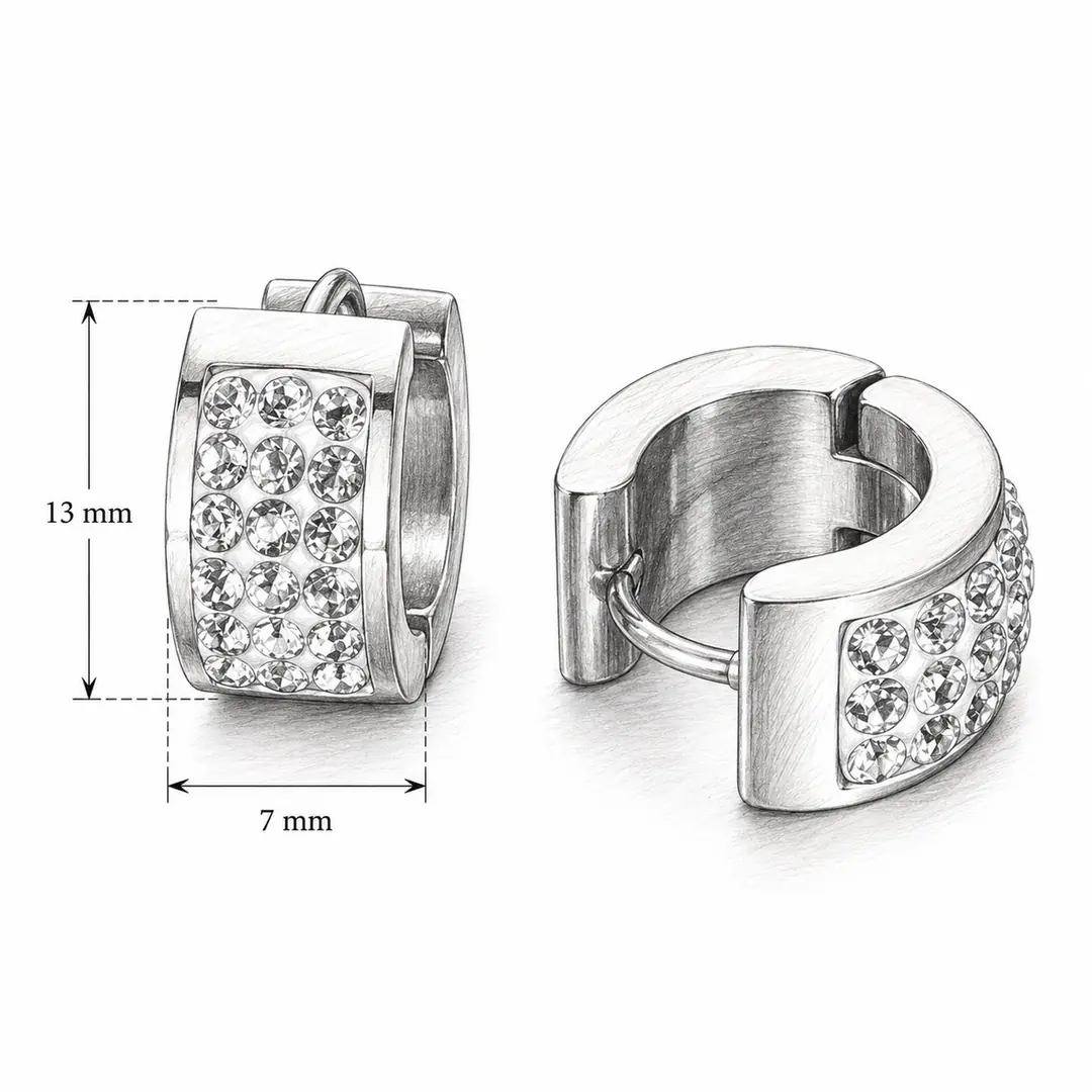 Brielle Earring | Çelik Küpe 3