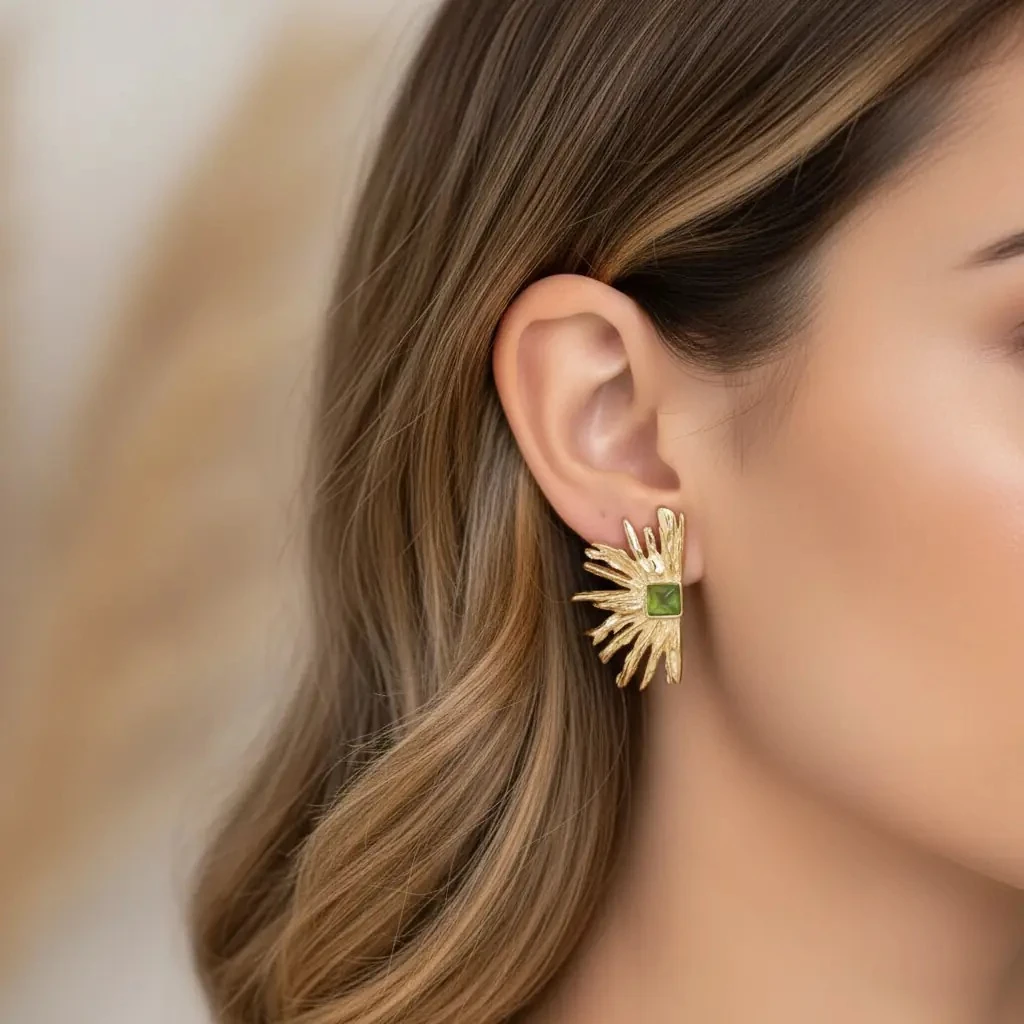 Ridis Earring | Çelik Küpe