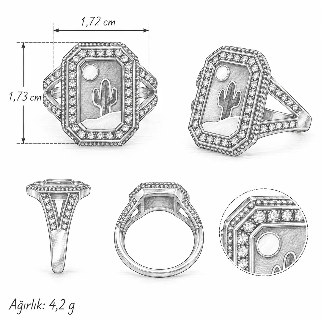 Norez Ring | Çelik Yüzük 3
