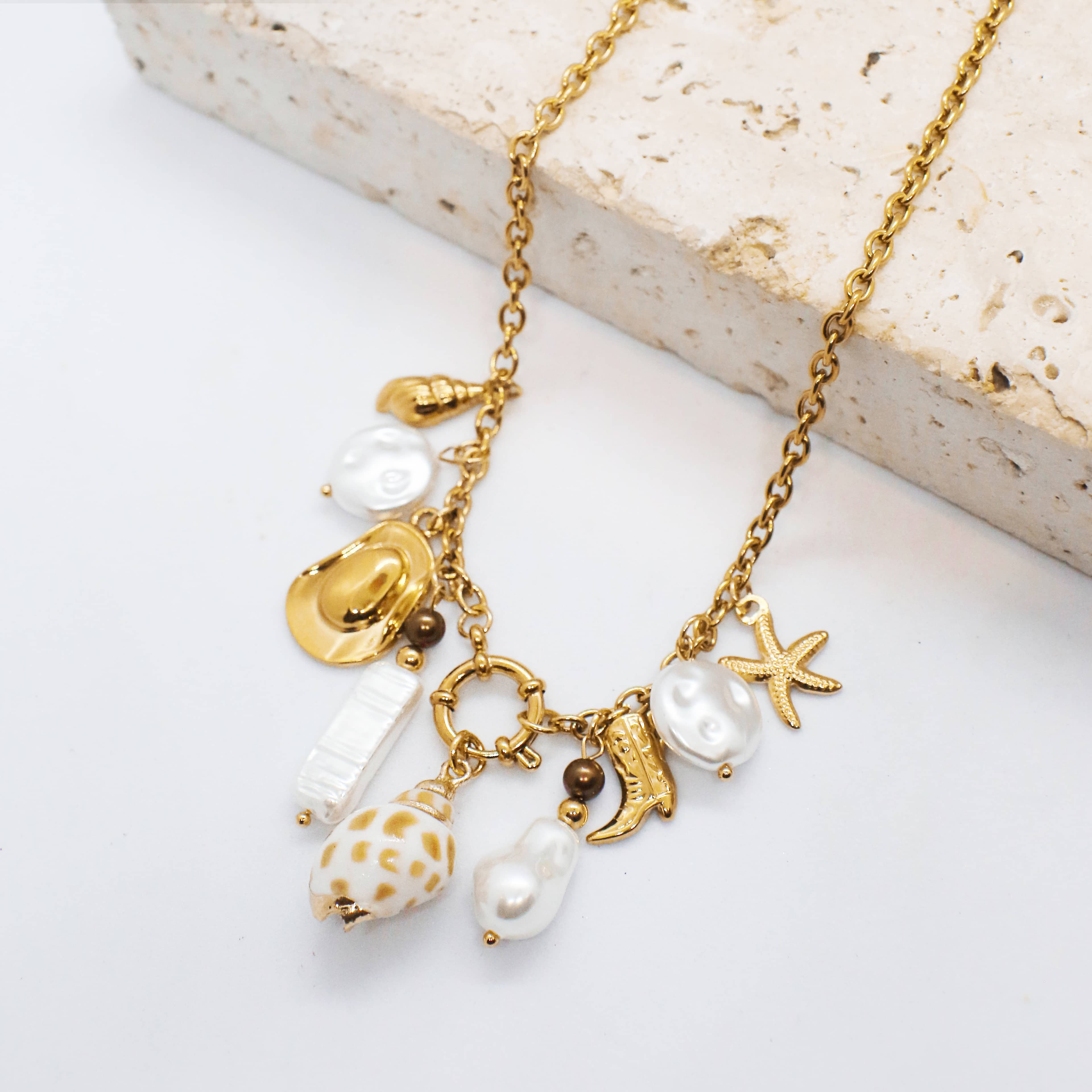 Thalina Necklace | Çelik Kolye