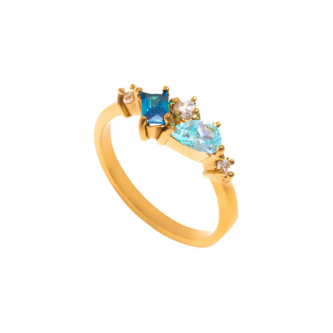 Oceanina Ring | Çelik Yüzük