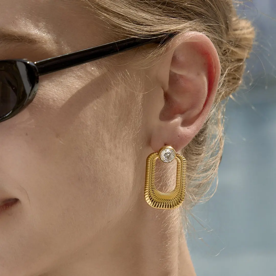 Ribelle Earring | Çelik Küpe 2