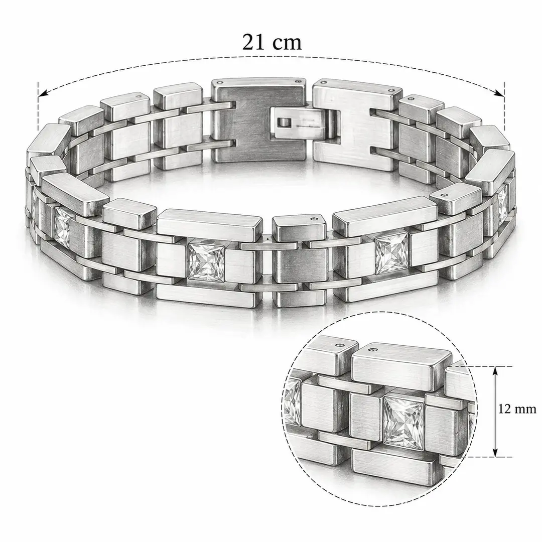 Quorin Bracelet | Erkek Çelik Bileklik 4