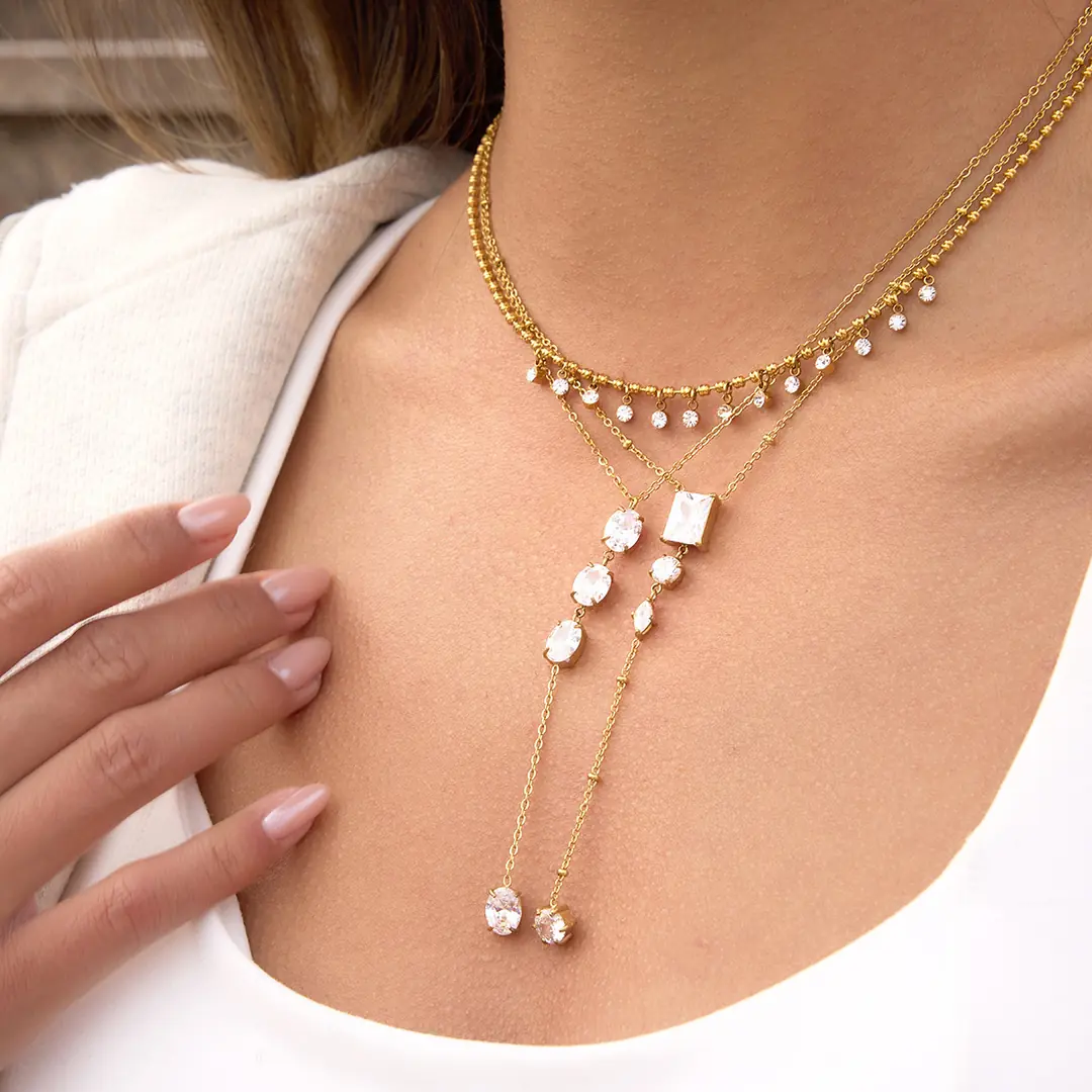 Pioggia Necklace | Çelik Kolye 4